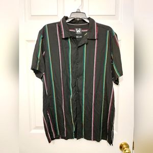 👔 WXYZ Men's button Up short sleeve shirt